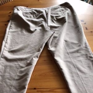Ladies’ tan cropped dress pants